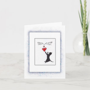 Cat Loss Card, On the Death of a Beloved Cat Card