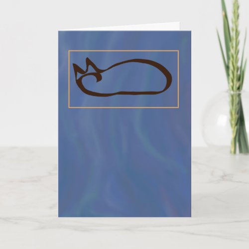 Cat Loss Condolence Card