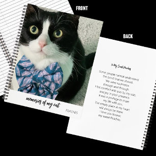 Cat Loss Memorial Memory Photo Poem Journal