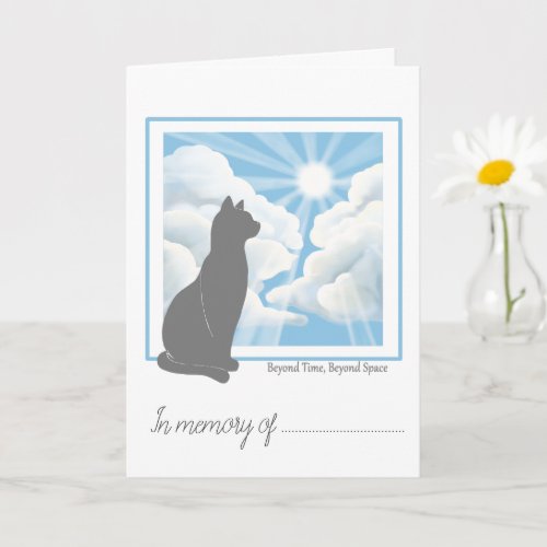 Cat Loss Simpathy Card