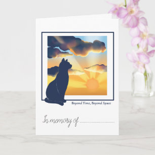 Cat Loss Simpathy Card