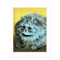 Cat, Louis Wain Postcard