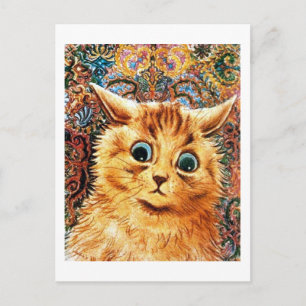 Cat, Louis Wain Postcard
