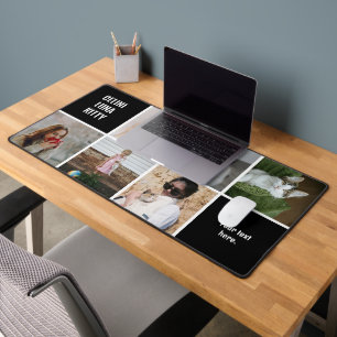 Cat Love! 6-Photo Collage for Cat Moms & Dad Desk Mat