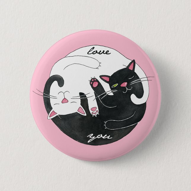 Cat Love Buttons (Front)