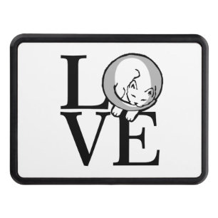 Cat Love Click to Customize Decor Color Tow Hitch Cover