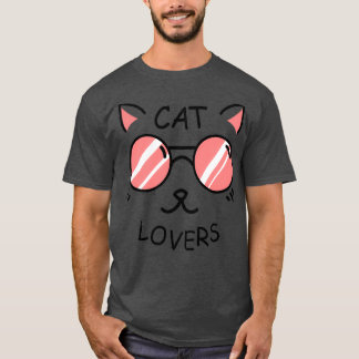 Cat Love Heart Valentines Day Cats Lovers Gifts T-Shirt