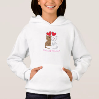 Cat love hoodie