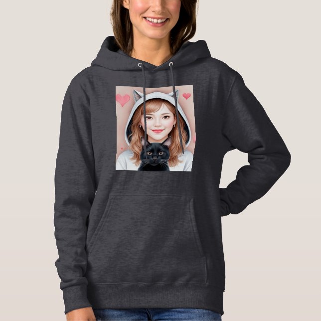 Cat Love Hoodie (Front)