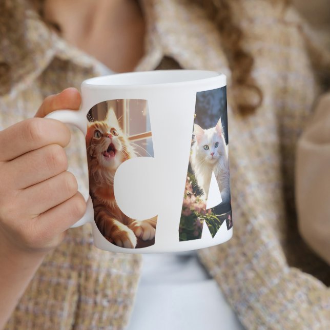 Cat Love I Cut Out Photos Coffee Mug (Creator Uploaded)