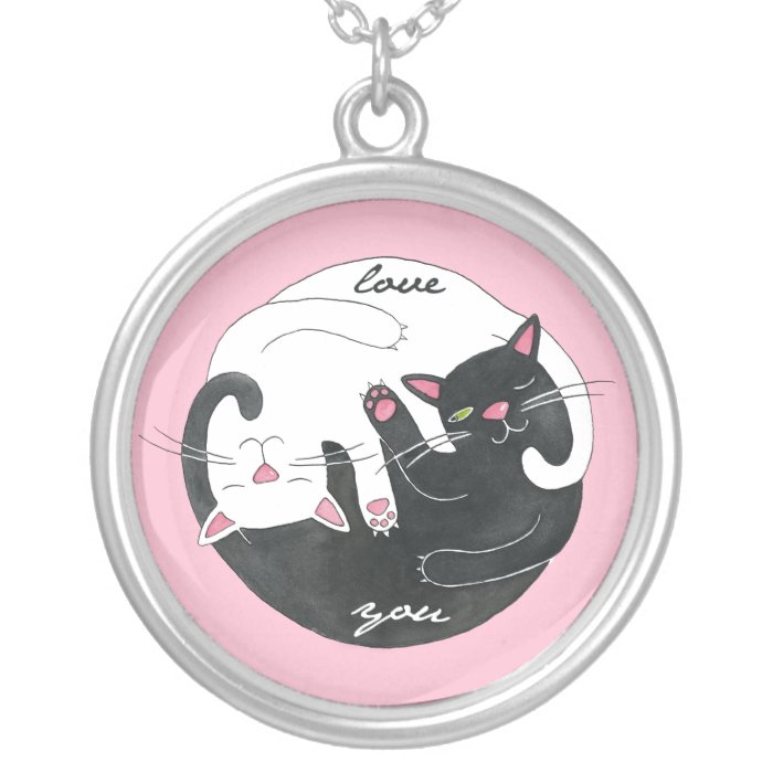 Cat Love Personalized Necklace