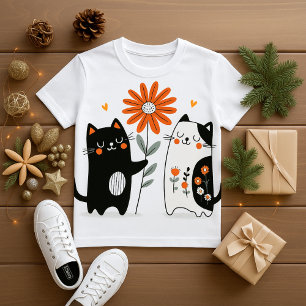cat love t shirt design