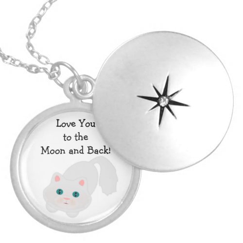 Cat Love You to the Moon and Back Necklace