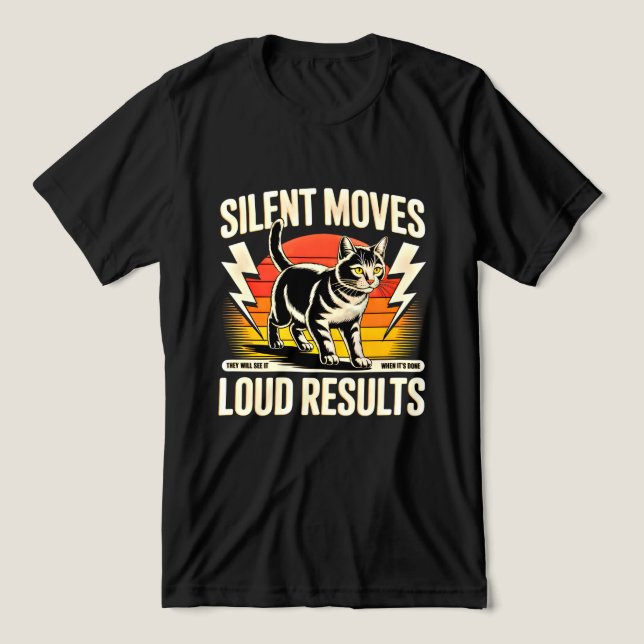 Cat Lover Bold Motivational Tee (Design Front)