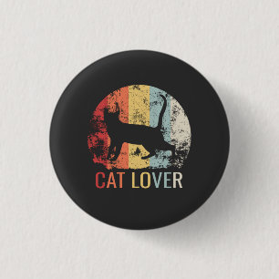 Cat Lover Button