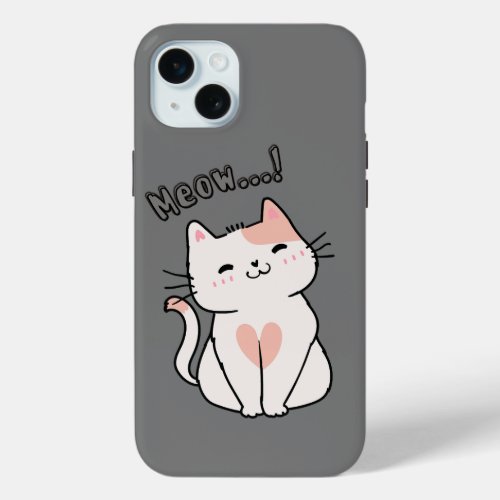 cat lover iPhone 15 plus case