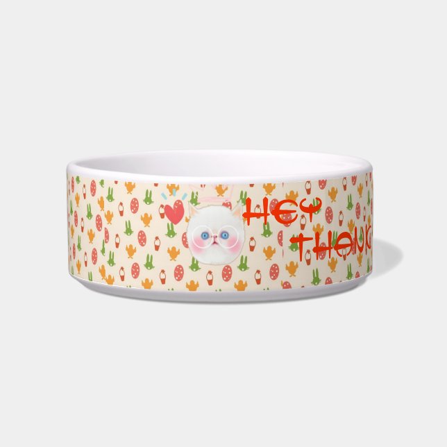 cat lover cat bowel bowl (Front)