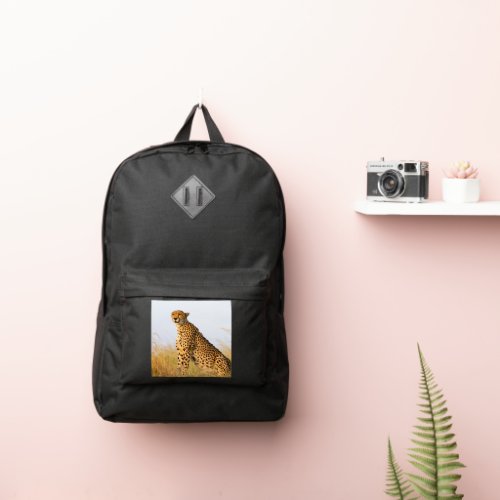 Cat lover cheetah photo port authority backpack