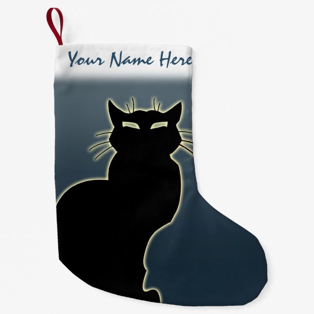 Cat Lover Christmas Stocking Customized Stocking (Front)