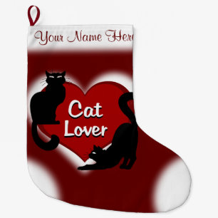 Cat Lover Christmas Stocking Customized Stocking