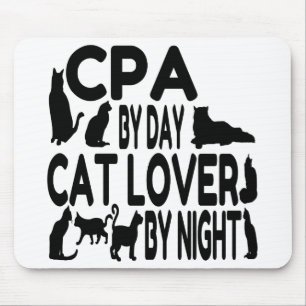 Cat Lover CPA Mouse Pad