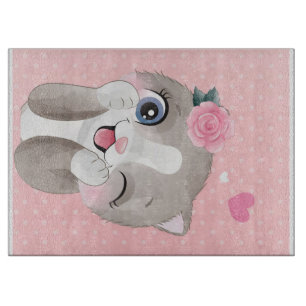 Cat Lover   Cute Little Kittens Cutting Board