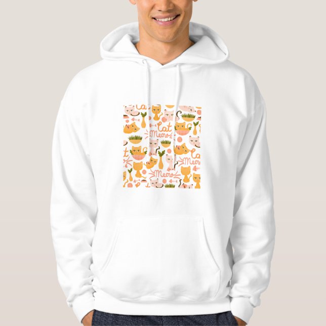 cat lover design  hoodie (Front)