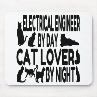 Cat Lover Electrical Engineer Mouse Pad