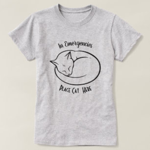 CAT LOVER Emergency Cat T-Shirt