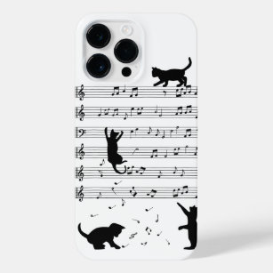 Cat Lover Funny Pianist Piano Lover  iPhone 14 Pro Max Case