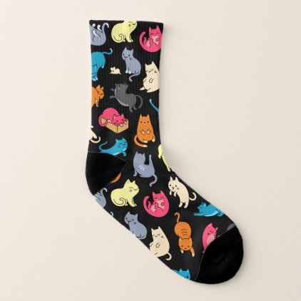 Cat Lover Funny Socks