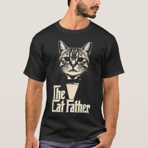 Cat Lover Funny The Catfather Cat T-Shirt