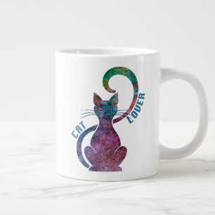 Cat Lover Giant Coffee Mug