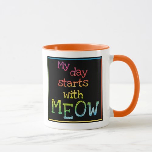 Cat Lover Gift Funny Coffee Tea Choose a Color Mug