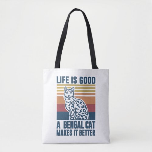 Cat Lover Gifts For Bengal Cat Owner Tote Bag