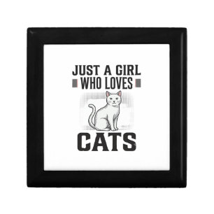 Cat Lover Girl Vintage Engraving Shirt Design_1 Gift Box