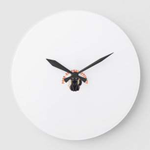Cat Lover Halloween Purr-anormal Activity Spooky C Large Clock