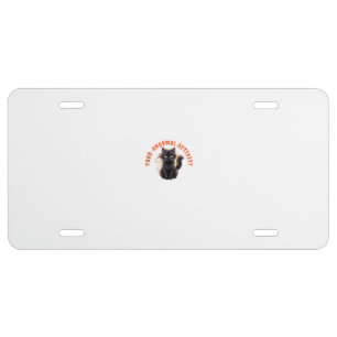 Cat Lover Halloween Purr-anormal Activity Spooky C License Plate