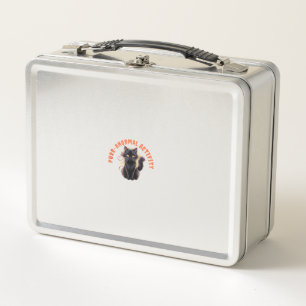 Cat Lover Halloween Purr-anormal Activity Spooky C Metal Lunch Box