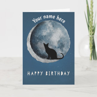Cat lover - Happy Birthday Card