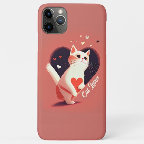 Cat Lover Ilustration iPhone 11 Pro Max Case