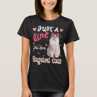 Cat Lover Just A Girl Who Loves Ragdoll Cats Funny