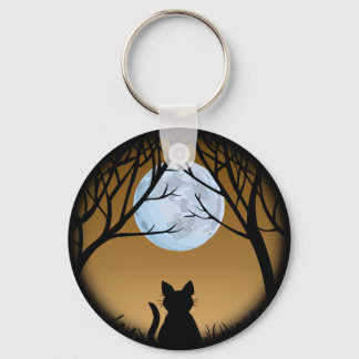 Cat Lover Keychain Fat Cat Key Chains Customizable
