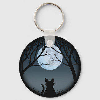 Cat Lover Keychain Fat Cat Key Chains Customizable