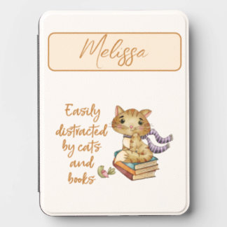 Cat Lover Kitten on Books Book Lover Kindle Cover