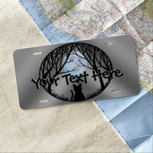Cat Lover License Plate Personalized Cat License
