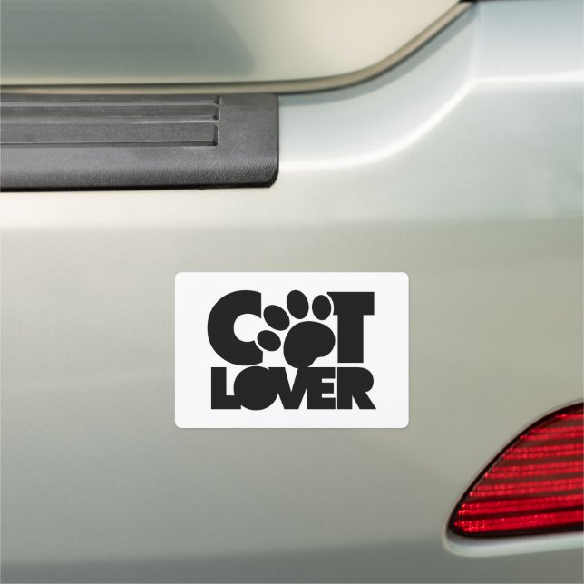 Cat Lover Logo Car Magnet (In Situ)