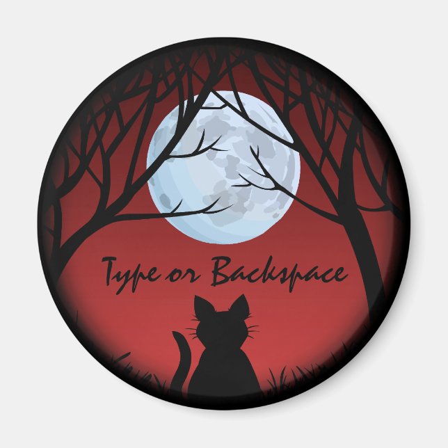 Cat Lover Magnet Fat Cat Fridge Magnet Customize (Front)