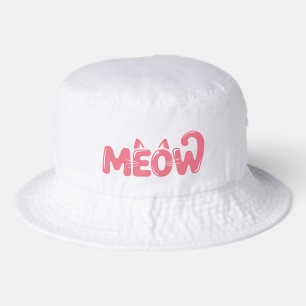 Cat Lover Meow Bucket Hat