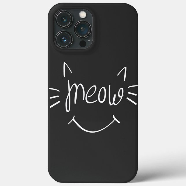 Cat Lover Meow  Case-Mate iPhone Case (Back)